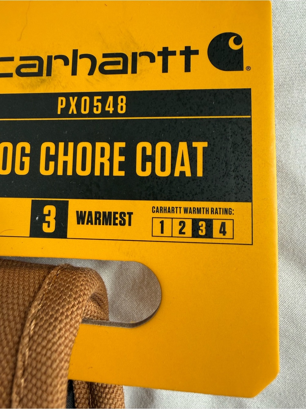 NEW NWT Carhartt Firm Duck Insulated Dog Chore Canvas Coat Jacket Size Small - Picture 5 of 12